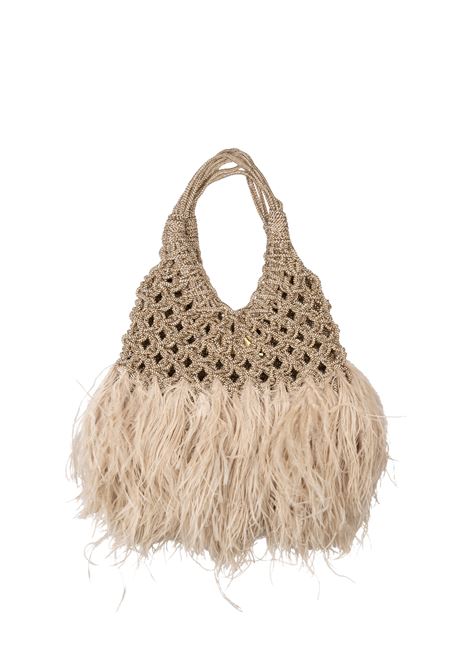Borsa Vannifique Plumes Golden Shadow HIBOURAMA | CO00HIB-VANNIFIQUE PLUMESGOLDEN SHADOW